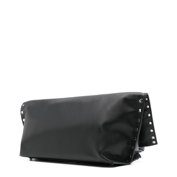 A'Spasso Medium Cowhide Handbag - Black Lavagna