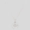 KATE SPADE You're A Gem Flower Pendant Clear/Silver RS-KO965