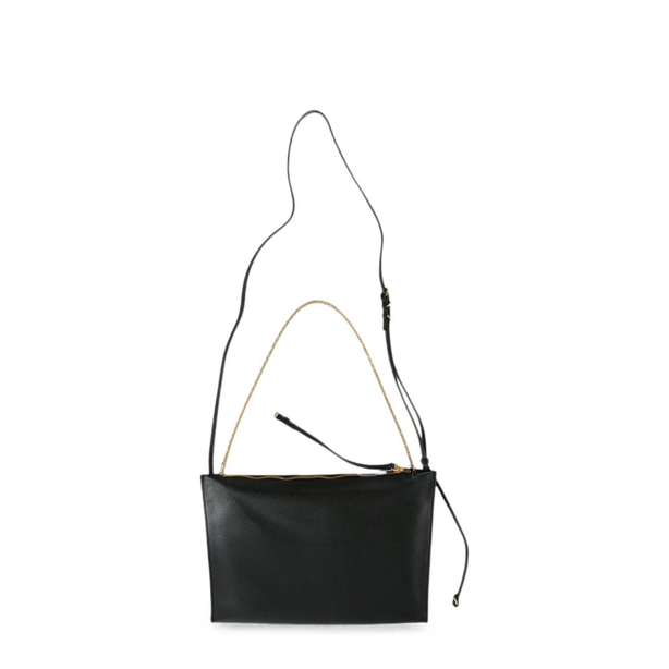 Voyou Mini Calfskin Pouch - Black