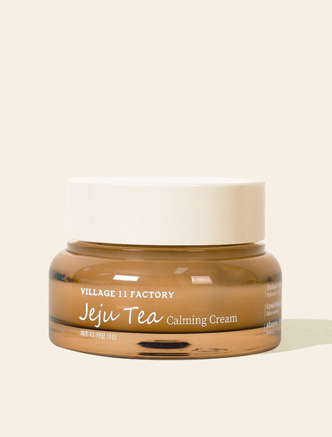 [VILLAGE 11 FACTORY] JEJU TEA Calming Cream 50ML [International Shipping]