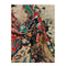 Beige Graphic Print Floral Scarf