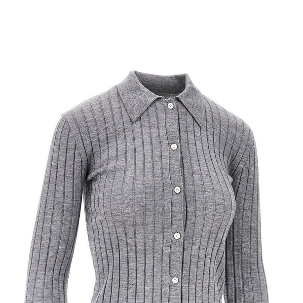 TOTEME Ribbed cashmere and silk cardigan
