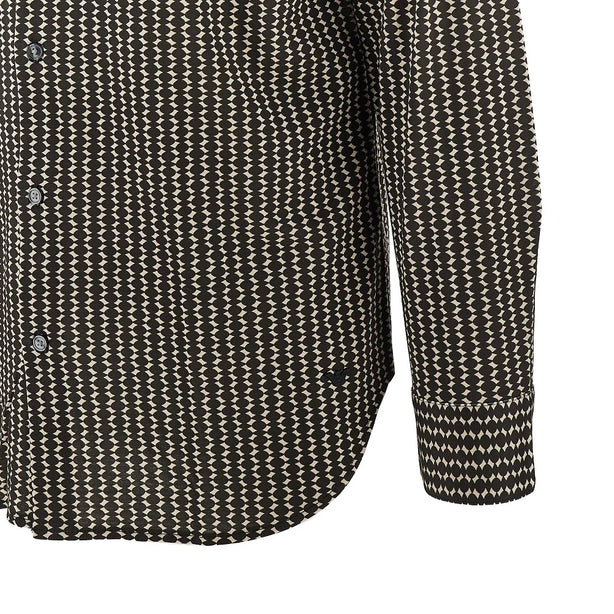 EMPORIO ARMANI Printed lyocell-blend shirt