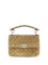 Valentino Garavani Medium Rockstud Spike suede Top Handle Bag - Havana Beige