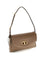 Valentino Garavani Devain leather Shoulder Bag - Wood Brown