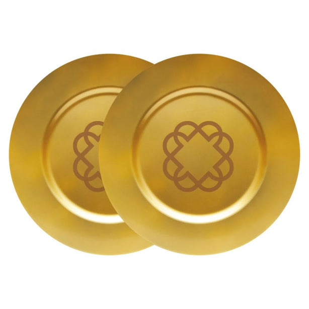CORELLE 2pc Charger Plate (31cm) – Market Street Gold