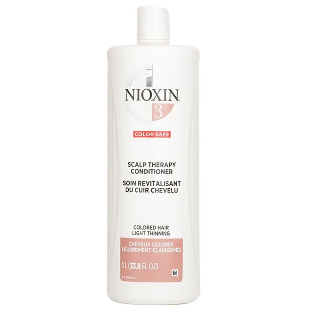 Density System 3 Scalp Therapy Conditioner (colored Hair, Light Thinning, Color Safe) (random Packaging) - 1000ml/33.8oz