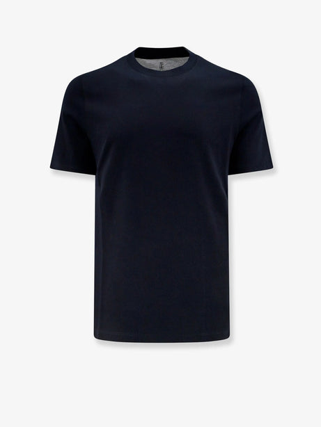 Brunello Cucinelli Cotton T-shirt - Navy