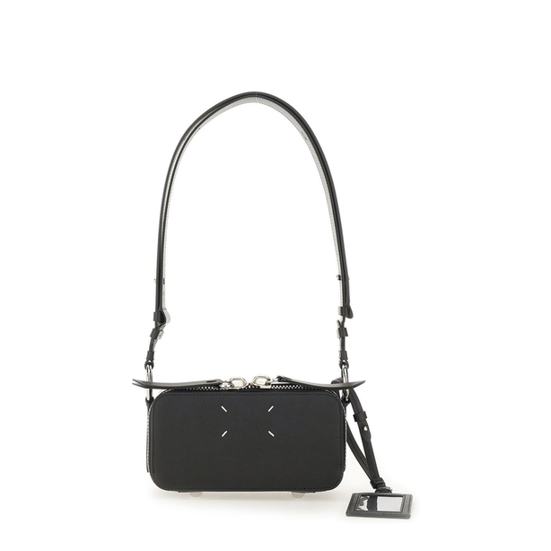 Doll Small Calf Leather Camera Bag - Black