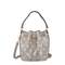 T Monogram Coated Canvas Bucket Bag - Charcoal