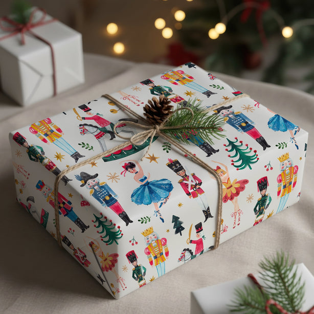 The Jolly Nutcracker And Friends - Wrapping Paper