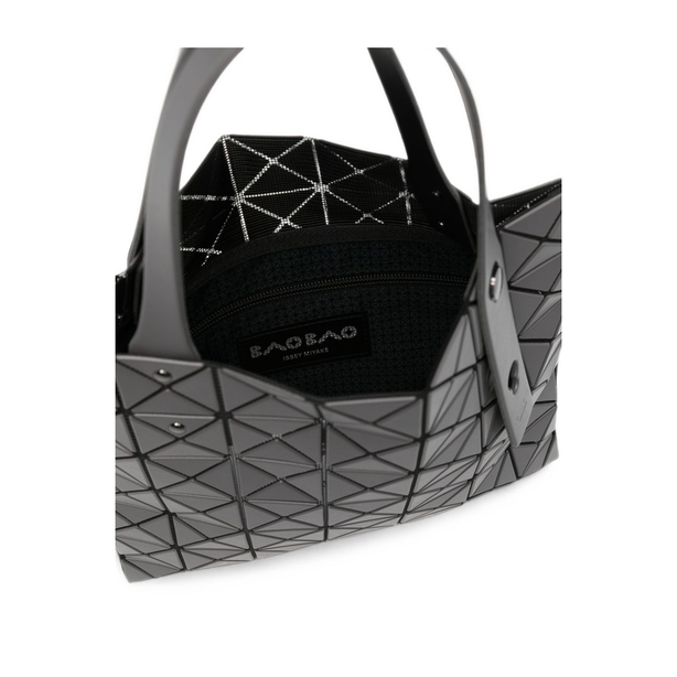 Prism Matte Small PVC Tote - Charcoal Grey