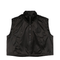 Cropped Gilet with High Collar