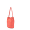 Mondà Daily Small Bovine Leather Bucket Bag - Red