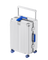 SIGNICIA Luggage White - Klein Blue Wheels and Handles