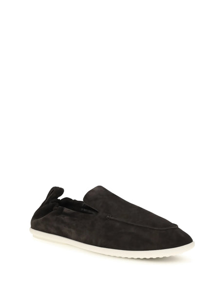 Bottega Veneta Dawson suede Loafers - Espresso/String
