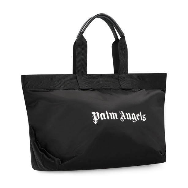 Nylon Classic Logo Large Tote Bag Black