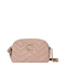 Small Camera Bag in Pink Beige Leather