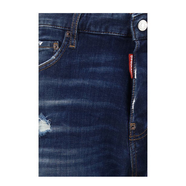 Distressed Denim Shorts