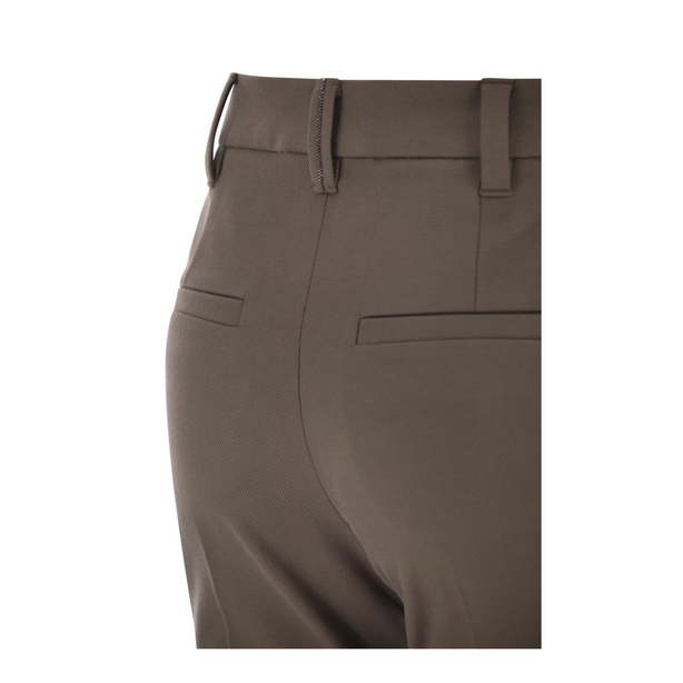 Cigarette Trousers Stretch Cotton