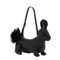 Rabbit Baguette Leather Shoulder Bag