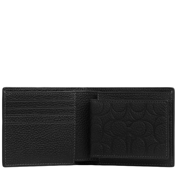 Coach 3-In-1 Wallet In Signature Leather - Black CEU69