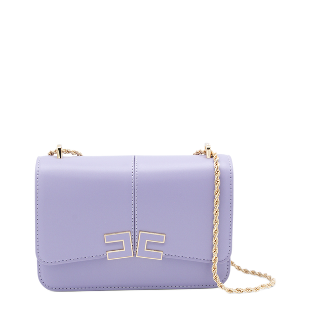 Medium Polyurethane Shoulder Bag - Lilac