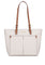 Michael Kors Jet Set Medium Logo Pocket Tote Bag - Vanilla