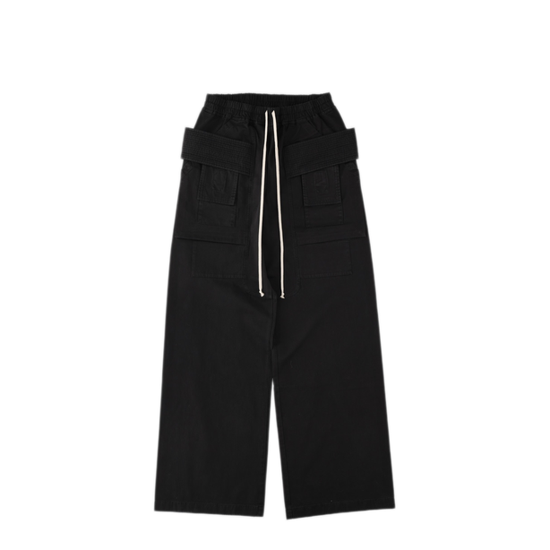 Cotton Trousers Black