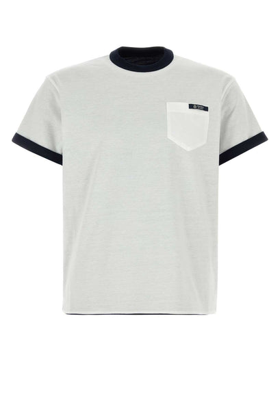 White Cotton Reversible T Shirt