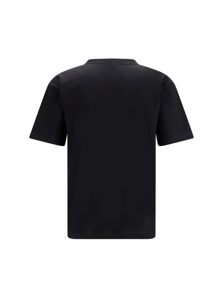 Valentino Panther print cotton T-shirt - Black/Yellow