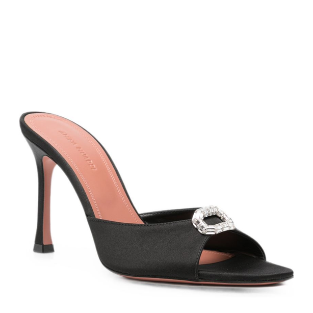 Amina Muaddi Sandals Black