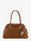 Miu Miu Vivant suede shoulder bag - Cacao