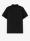Saint Laurent Piqué cotton polo shirt with Cassandre embroidery - Noir
