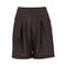 EMPORIO ARMANI Viscose and linen shorts