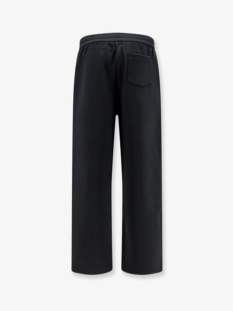 Polo Ralph Lauren Cotton blend trousers with embroidered logo - Poloblack