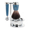 MUHLE Rytmo, Petrol, Shaving Set with bowl, Safety Razor & Black Fibre Shaving Brush