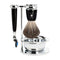 MUHLE Rytmo, Resin Black, Shaving Set with bowl, Gillette® Fusion™ 5 Razor & Pure Badger Shaving Brush
