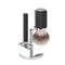 MUHLE Hexagon Graphite Shaving Set with Safety Razor & Silvertip Fibre® Shaving Brush