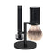 MUHLE Rocca, Stainless Steel Black DLC coated, Shaving Set - Safety Razor, Silvertip Fibre® Brush