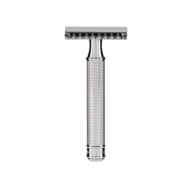 MUHLE Traditional, Chrome-plated Metal, Open Tooth Comb Safety Razor