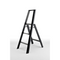 Ml23Bk Lucano Alum 3-Step Stool (Black)