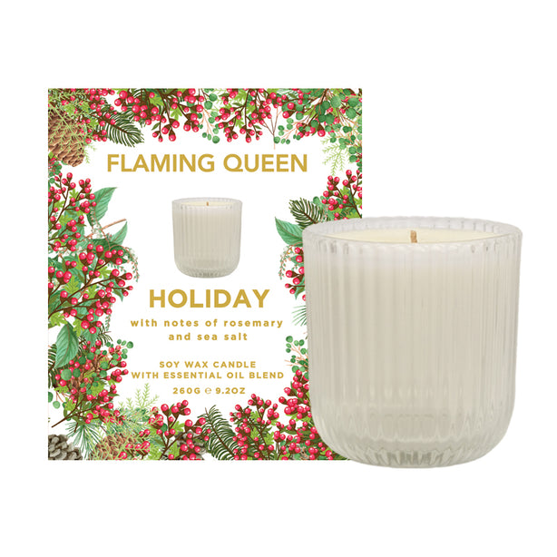 Flaming Queen Soy Candle - Holiday (260g)
