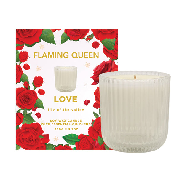 Flaming Queen Soy Candle - Love (260g)
