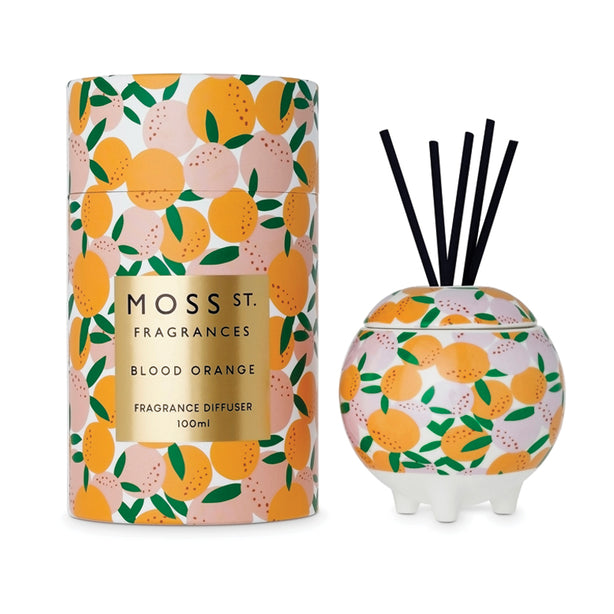 Moss St. Fragrances Ceramics Collection Mini Diffuser - Blood Orange (100ml)
