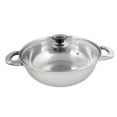 Ub-0326 Shabu Shabu/Hot Pot W/Glass Lid
