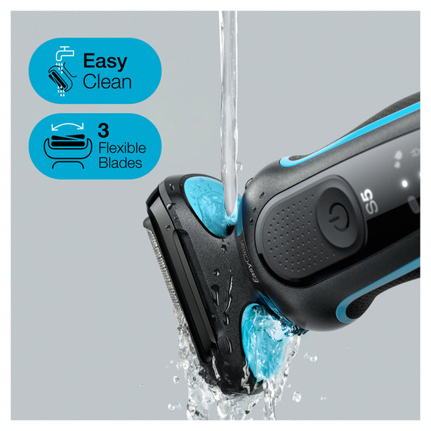 Braun Series 5 51-M1000s Electric Shaver, Wet & Dry, Rechargeable, Cordless Foil Shaver, Mint.