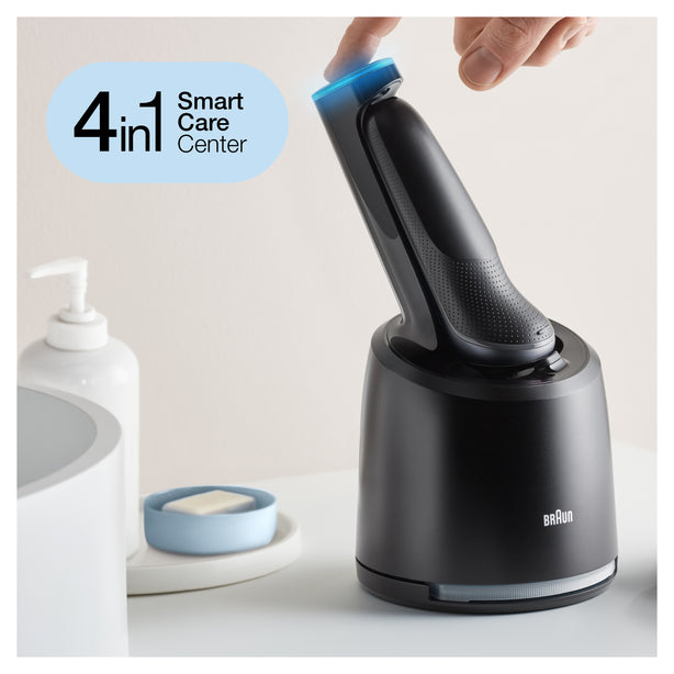 Braun Series 6 61-N7000cc Electric Shaver with SmartCare Center, Wet & Dry, Rechargeable, Cordless Foil Shaver, Grey.