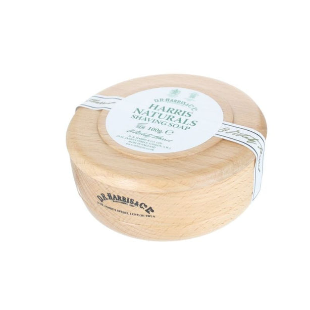 D.R. Harris Naturals Shaving Soap in Beech Bowl 100g