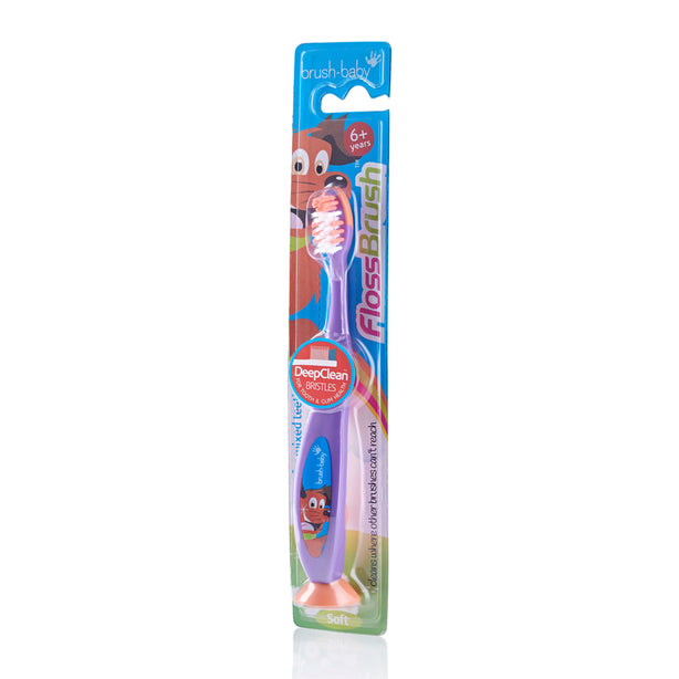 Brush-baby FlossBrush 6+ yrs (Purple)